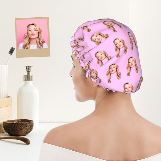 photo shower cap