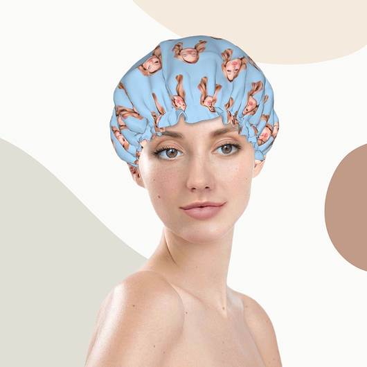 photo shower cap