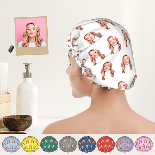 photo shower cap