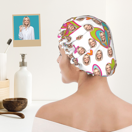 photo shower cap