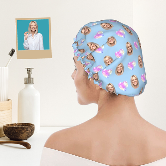 photo shower cap