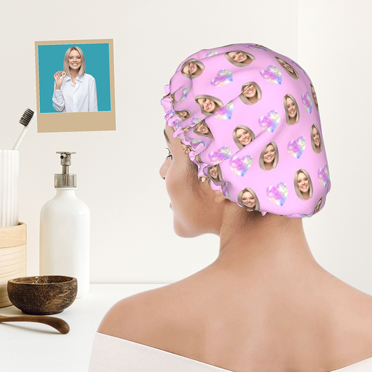 photo shower cap