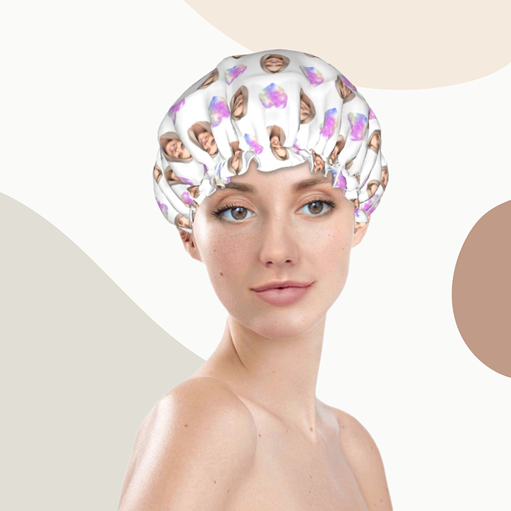 photo shower cap