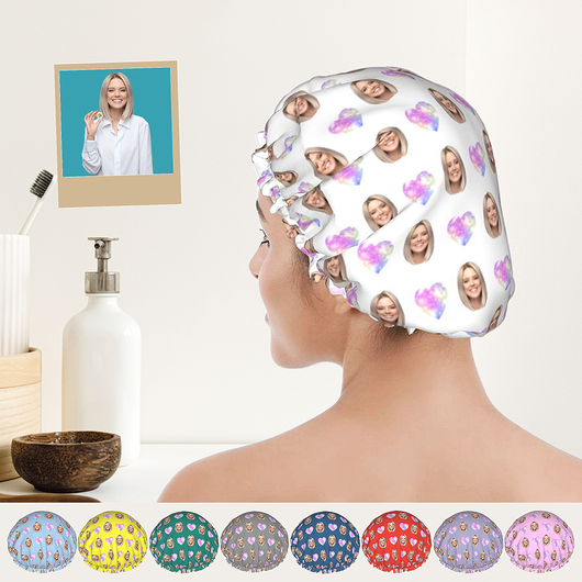 photo shower cap