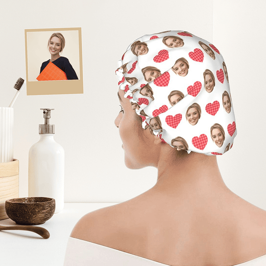 photo shower cap