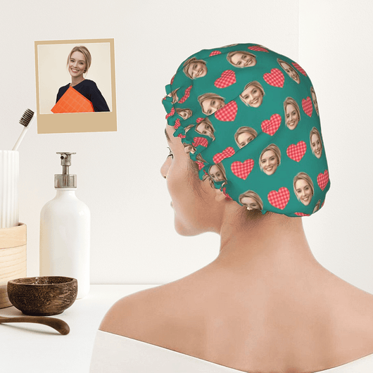 photo shower cap