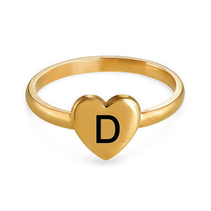 custom letter rings