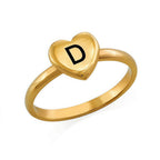 custom letter rings