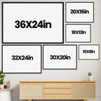 cartoon family canvas