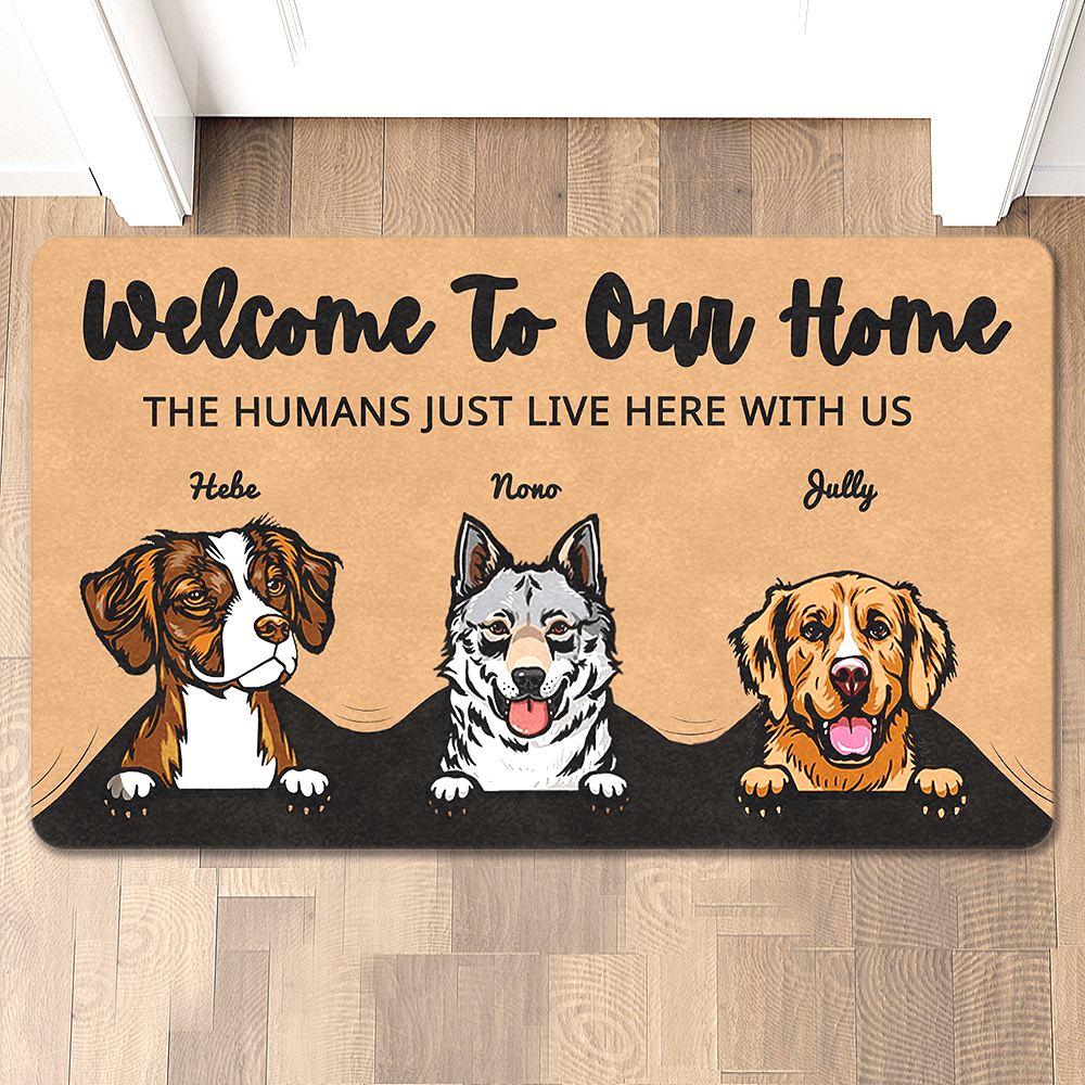 custom dog doormat