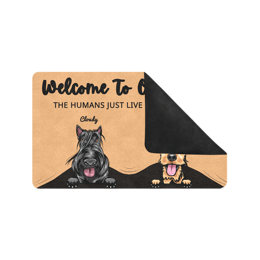 custom dog doormat