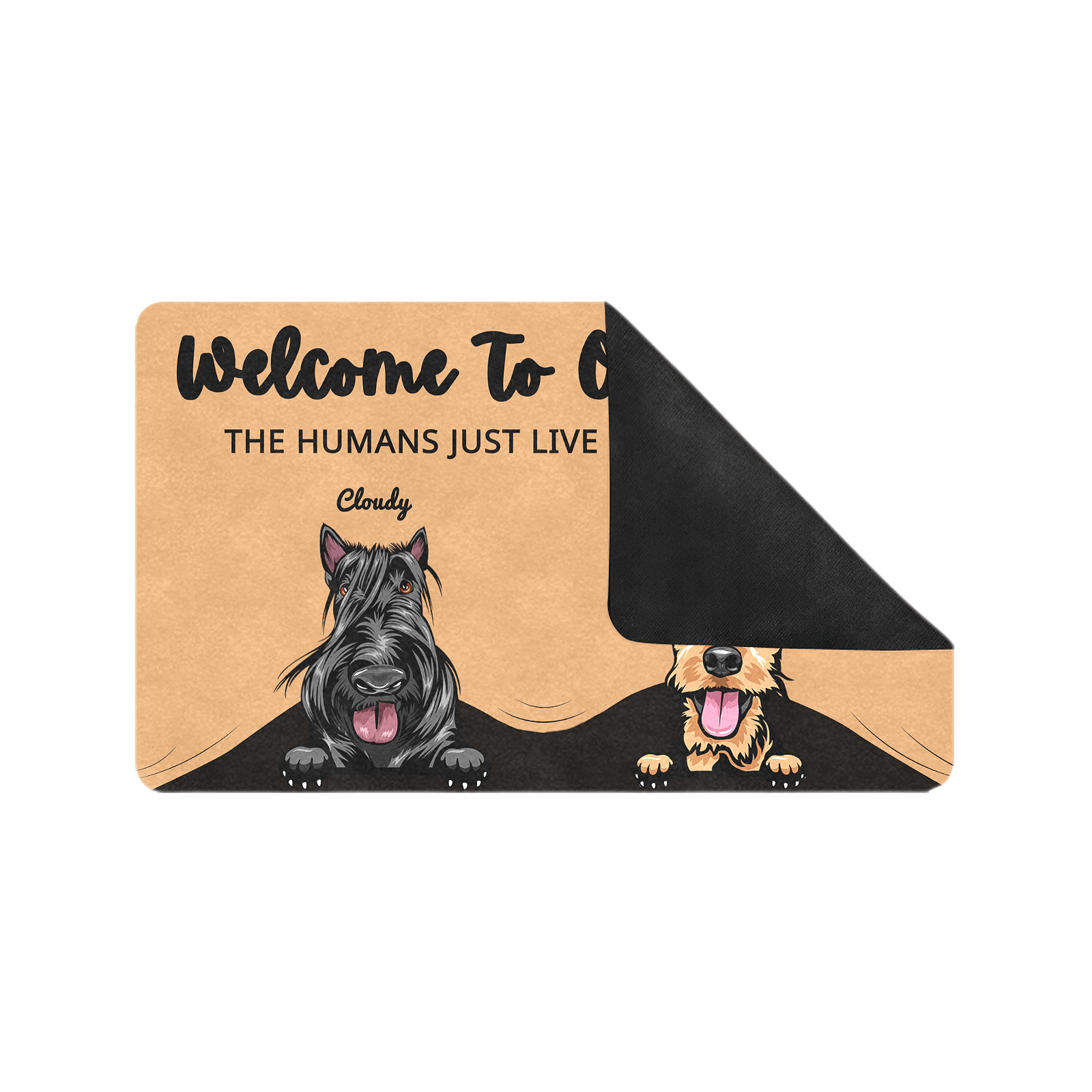 custom dog doormat