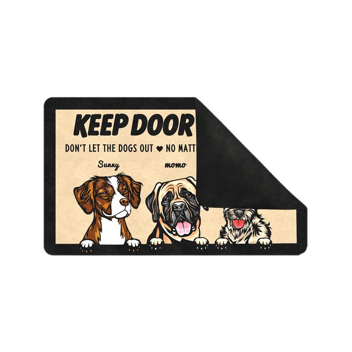 custom dog breed doormat