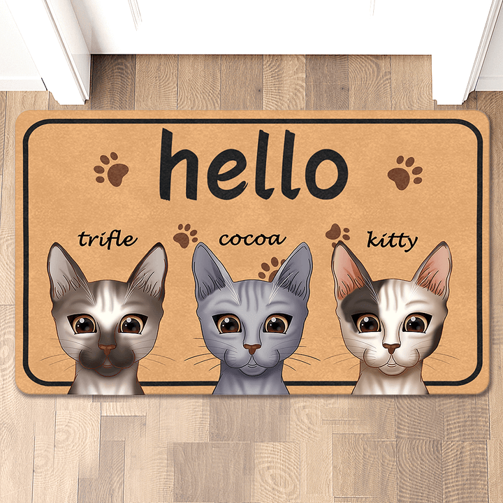 custom dog doormat