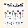 Nene's Garden with Grandkids Names, Mother's Day Gfit, Gift for Grandma, Gift for Mother