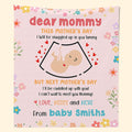 First Time Mom Blanket, Our First Mother's Day Blanket For New Mom, Mother's Day, Gift for Mom