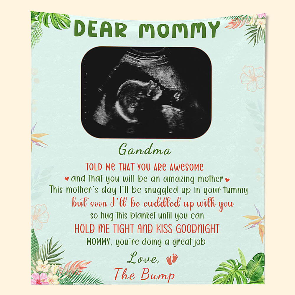 First Time Mom Blanket, Our First Mother's Day Blanket For New Mom, Mother's Day