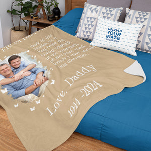 memorial blankets with pictures