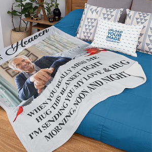 personalized sympathy blanket