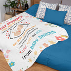 Our First Mother's Day Blanket For New Mom, First Time Mom Gift for New Mom, Mother's Day