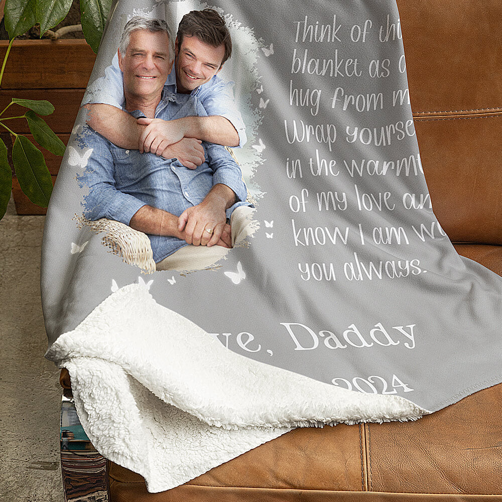 memorial blankets with pictures