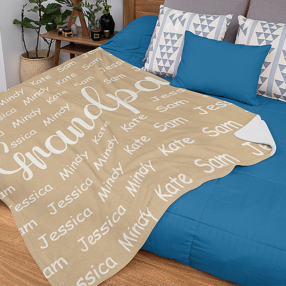 blanket for grandpa