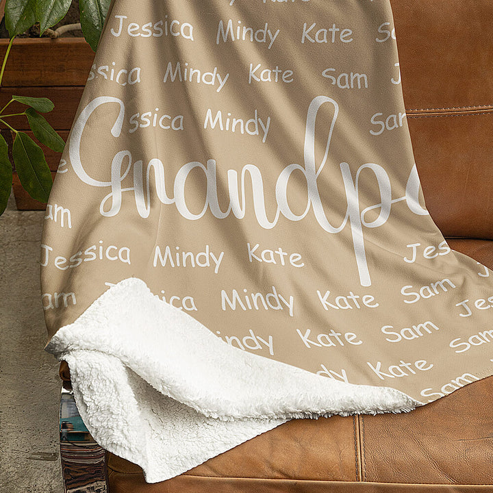blanket for grandpa