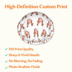 Personalized Shower Cap with Your Face – Fun Custom Gift for Christmas, Birthdays, and Special Occasions