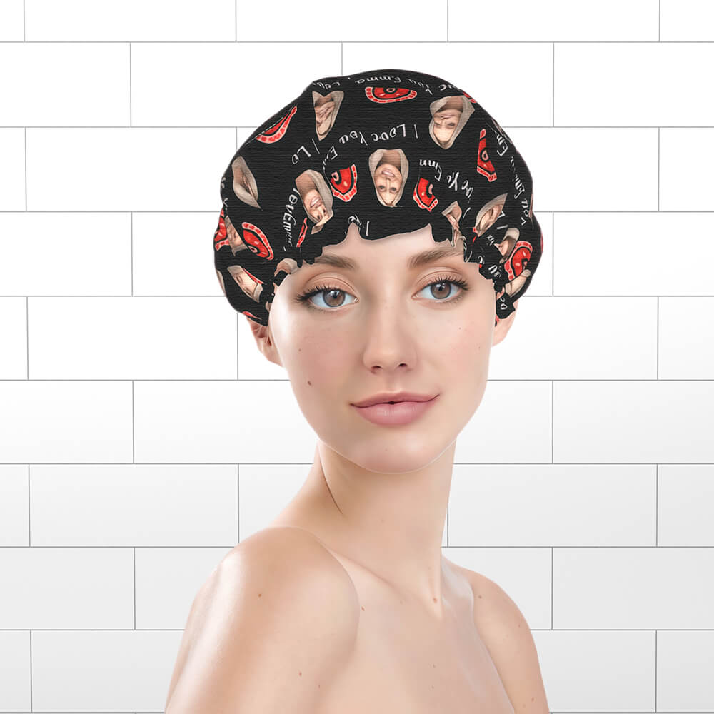 custom shower cap