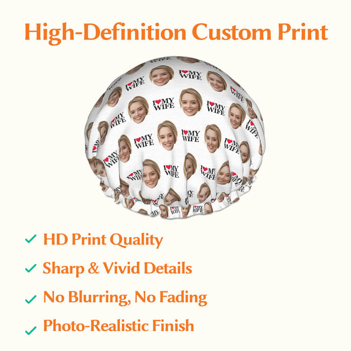 photo shower cap