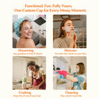 Pet on Shower Cap – Customizable Shower Cap with Cute Pet Designs for Pet Lovers