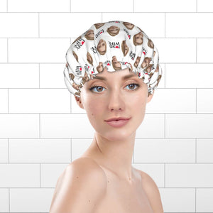photo shower cap