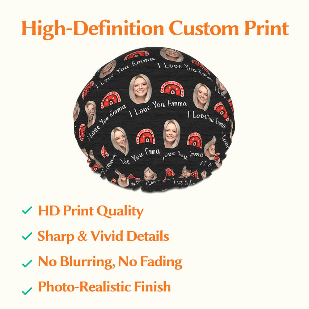 custom shower cap