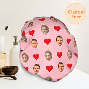shower cap with heart