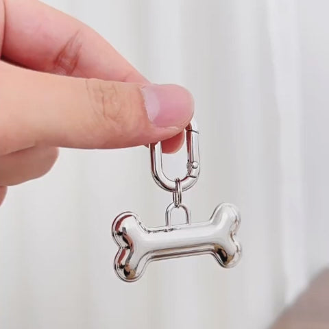 Bone-Shaped Engraved Pet ID Tag
