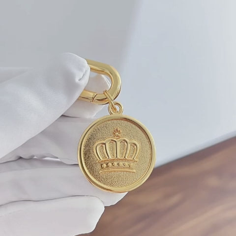 Crown Engraved Pet ID Tag