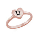 custom letter rings