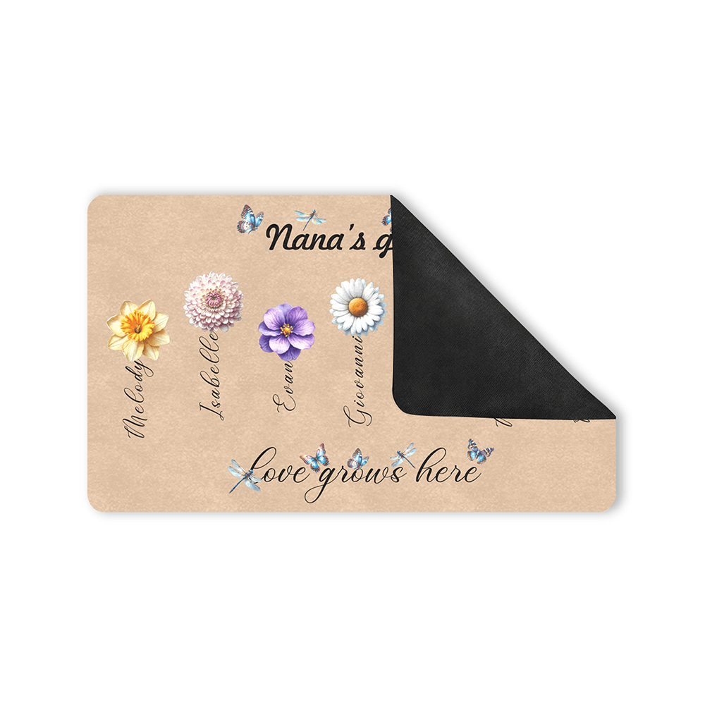 nana's garden doormat