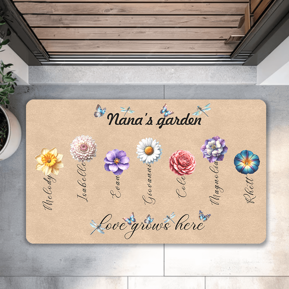 nana's garden doormat