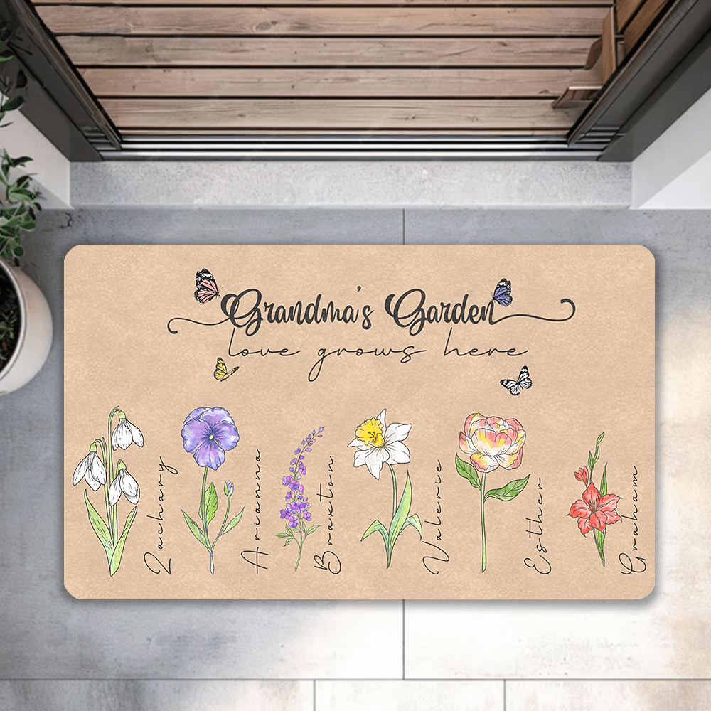 Grandma's Garden Doormat