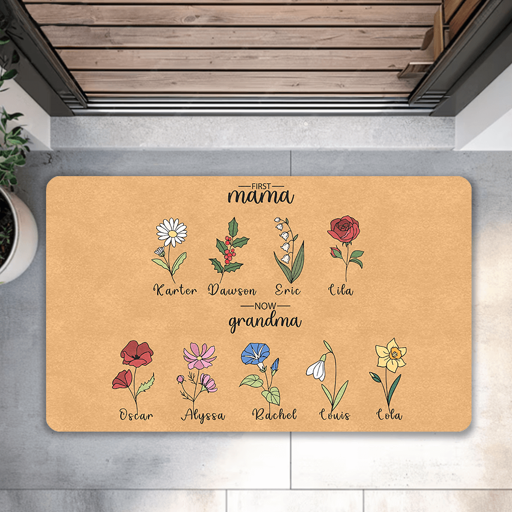 grandma's garden doormat