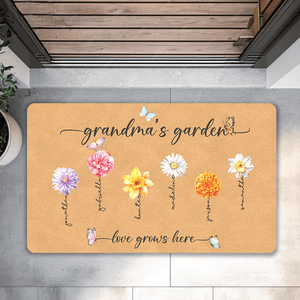 grandma's garden doormat