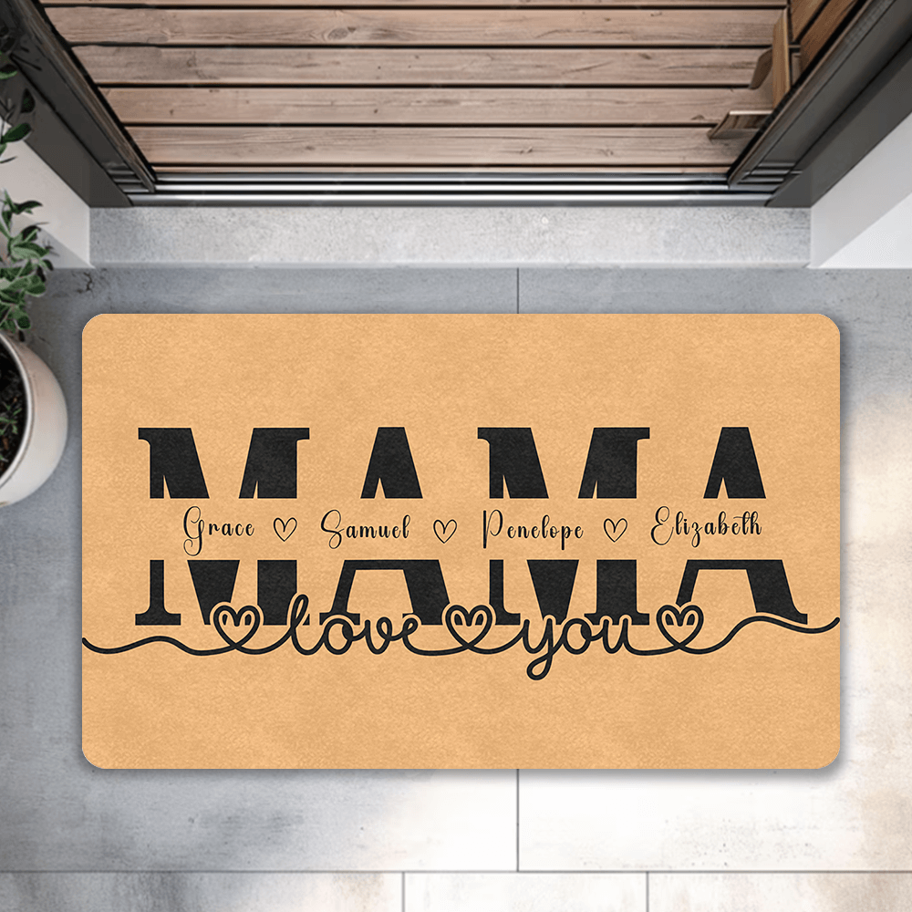 custom doormat for mama