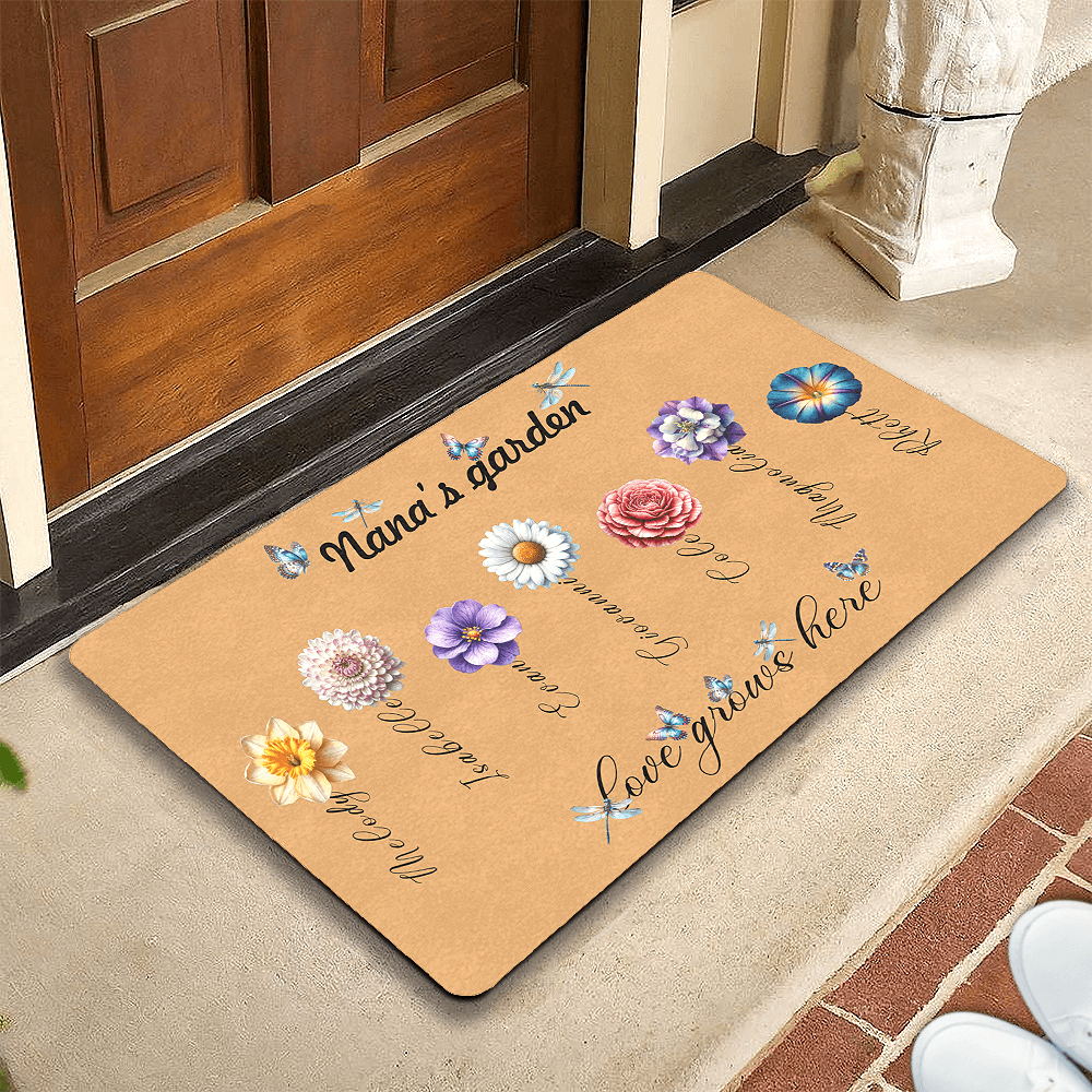 nana's garden doormat