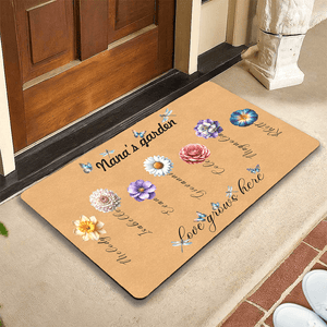 nana's garden doormat