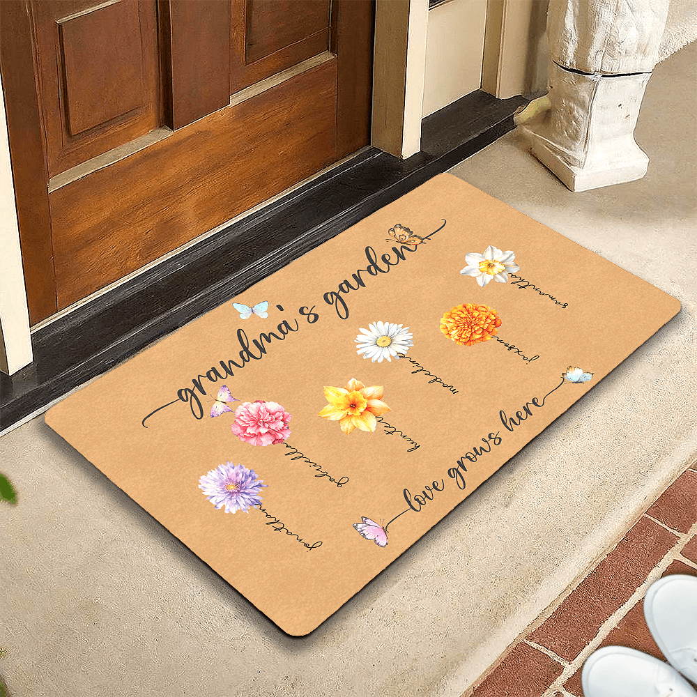 grandma's garden doormat