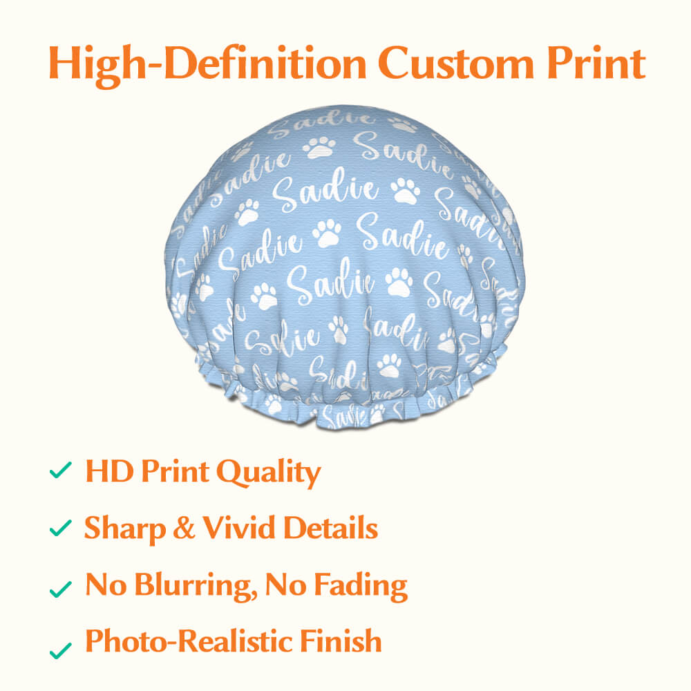 custom shower cap