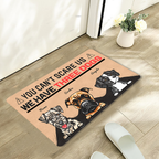 You Can't Scare Me Custom Funny Dog Doormat