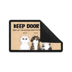 custom dog doormat