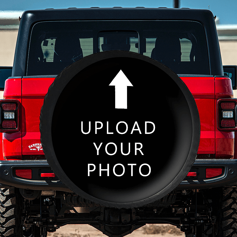 Custom tire cover Personalized tire cover Custom made spare wheel covers fit for Jeep/CRV/RV Spare Tire Covers